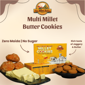 Multi Millet Jaggery Cookies