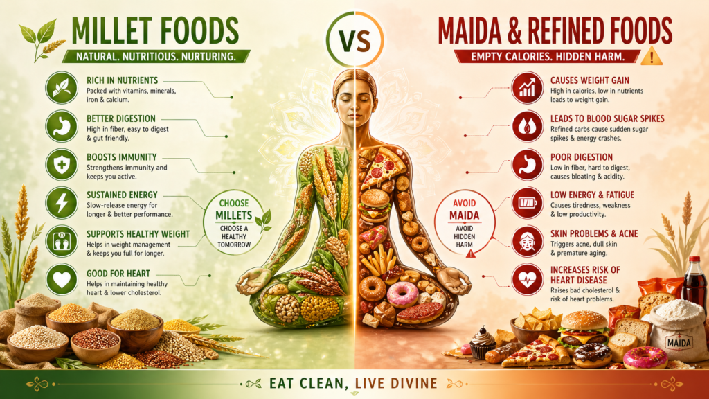 Millets vs Refined Food